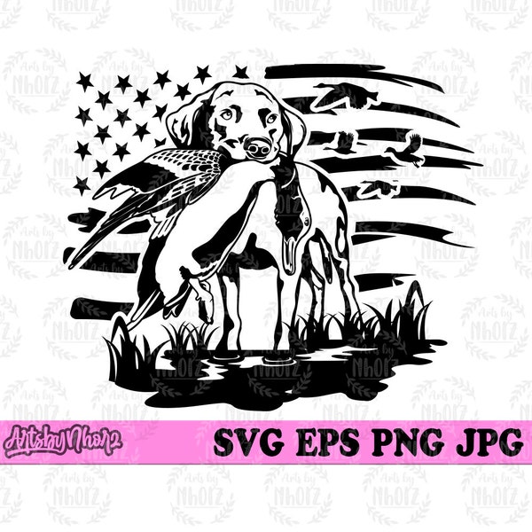 US Dog Duck Hunting svg, US Dog svg, US Hunting Monogram, Dog Hunting svg, Duck Hunting svg, Dog Clipart, Dog Cutfile, Hunter svg, Waterfowl