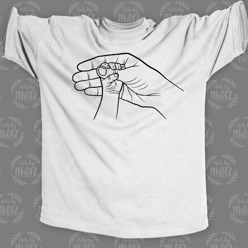 Mom Baby and Dad Baby Holding Hands Svg New Born Cut File - Etsy