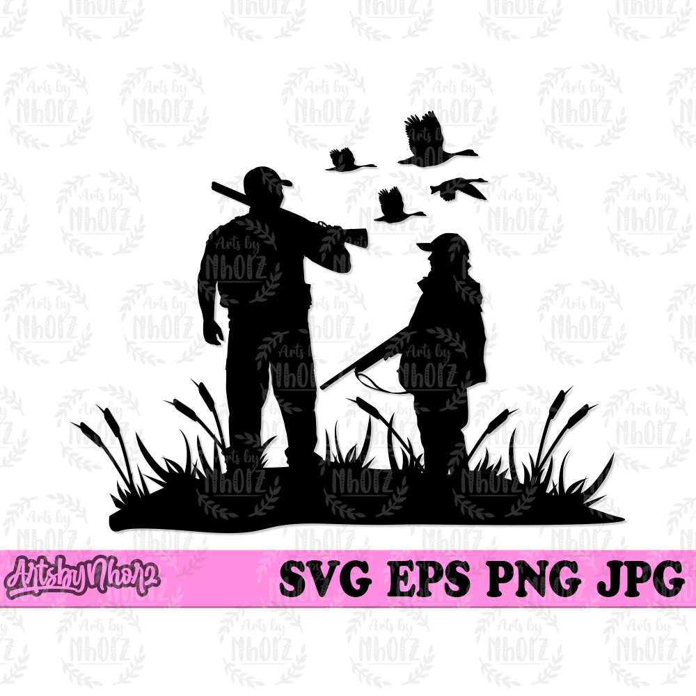 Papá e Hijo Hunter svg Hunter Dad svg Hunter Son svg Duck - Etsy México