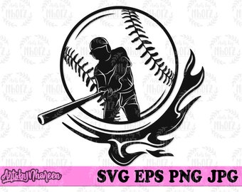 Baseball Player svg, Pitcher Clipart, Catcher Cut File, Ball Life T-shirt Design png, Home Run Cut File, Infielder dxf, Shortstop Stencil