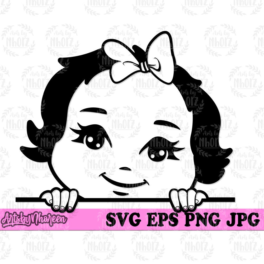 Baby Girl Faces Clip Art Set – Daily Art Hub // Graphics, Alphabets & SVG