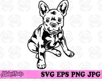 French Bulldog svg, French Bulldog Clipart, Dog svg, Dog Lover svg, French Bulldog png, Dog Shirt svg, Dog Clipart, French Bulldog Cutfile