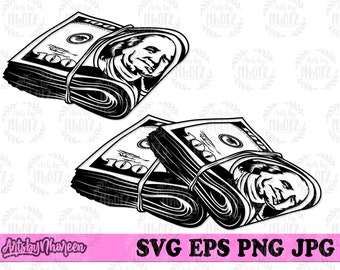 Money svg, Money Clipart, Money Bill svg, Money Cutfile, Dollar Bill svg, Dollar png, Money png, Money Stencil, Money Bill png, Dollar svg