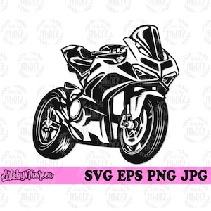 Sports Bike svg, Rider Dad T-shirt Design png, Big Bike Rally Gift Idea, Motorbike Clipart, Biker Shop Owner Jpeg & Monogram, Motorcycle dxf