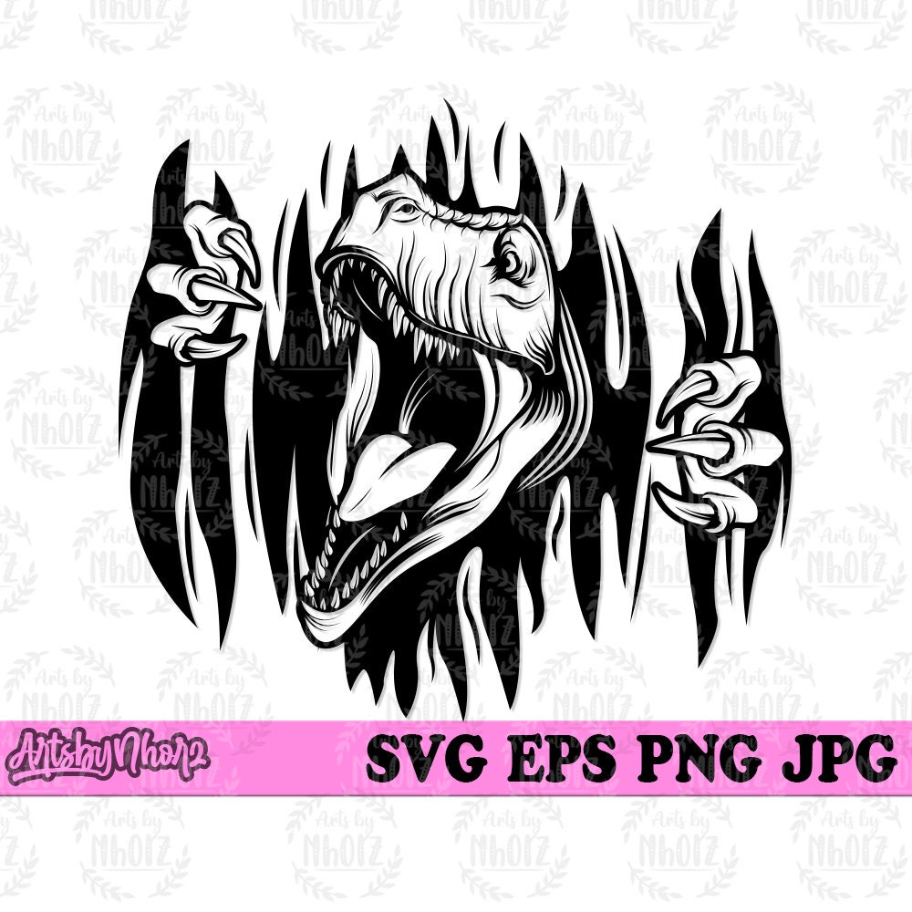 Dinosaur Scratch Svg Dino Scratch Svg Dinosaur Svg Cute - Etsy Denmark