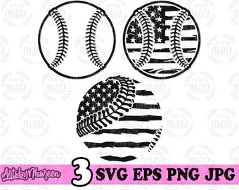 Baseball US Flag svg, USA Baseball Mom Clipart, Ball Life T-shirt Design png, Outdoor Game Stencil, Sports Dad Cut File, Open Field Game dxf