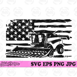 US Corn Harvester svg, Farmer Dad Gift Idea png, Farm Life Cut File, Harvest Machine Driver Clipart, Farm Operator Stencil, Corn Field Jpeg