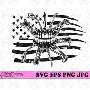 Ferramentas para dentistas dos EUA svg | Monograma da clínica odontológica dxf | Camisa Dentista png | Estêncil do médico dos dentes | Arquivo de corte de ferramenta dentária | Ortodontista Clipart