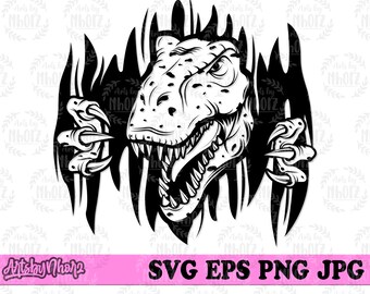 Dinosaur Scratch svg, Wild Dino svg, Dinosaur Claws svg, Dinosaur Clipart, Dinosaur Cutfile, Dino Shirt svg, Dino Stencil, Dinosaur dxf
