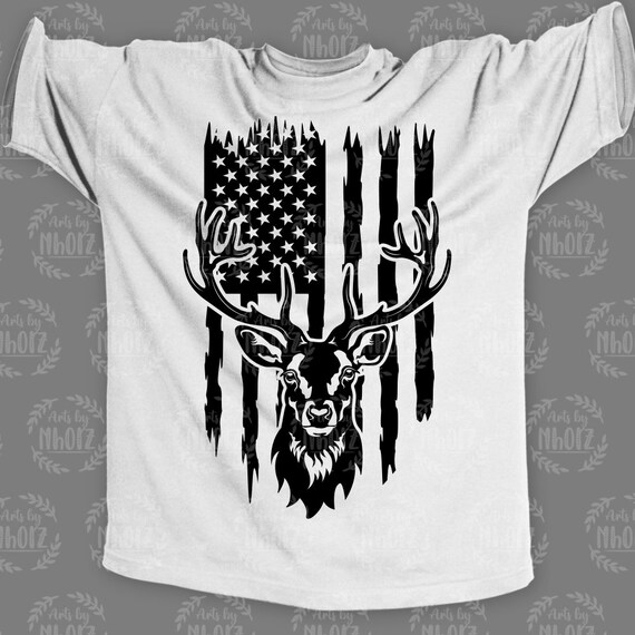 Prints Hunting Shirt svg Hunting Dad svg Deer Hunter Cutfile Antler Dad