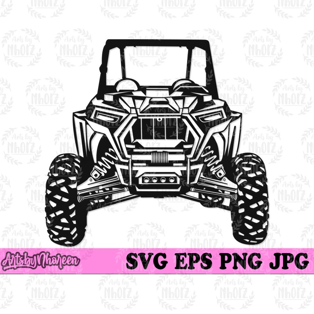 ATV Illustration, ATV Svg, Sports Ride Clipart, Extreme Ride Stencil ...