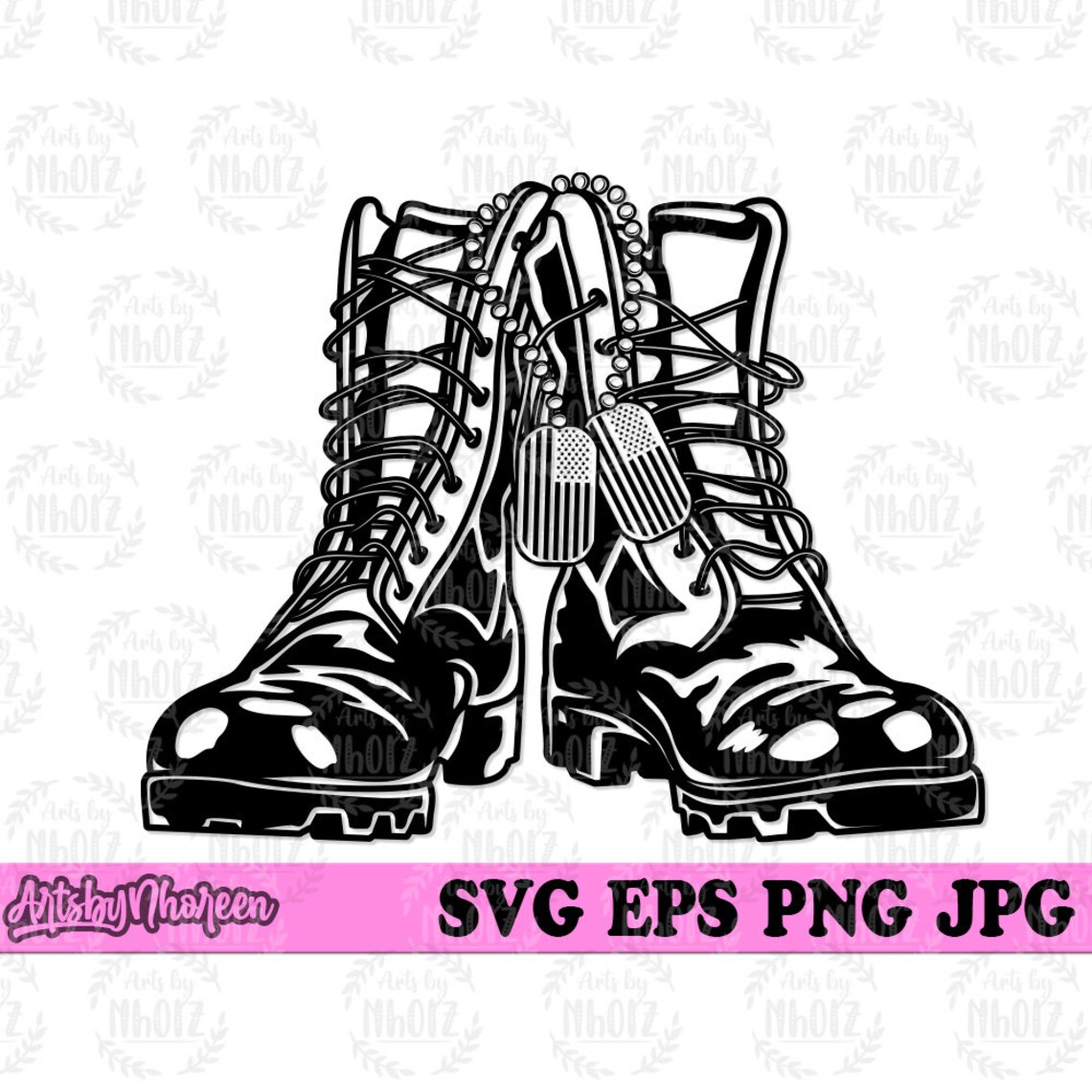 Combat Boot Svg Military Shoes Clipart Tactical Gear Cut - Etsy