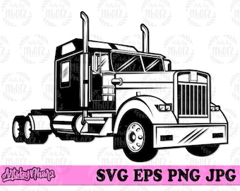 Semi Truck svg, Semi Truck Clipart,Semi Truck Cutfile, Semi Truck Shirt svg, Semi Truck Owner svg, Truck Dad svg, Truck Driver svg,Truck dxf