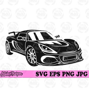 スポーツカー svg、自動車クリップアート、レーシング車両ステンシル、高速車カットファイル、ドラッグスポーツカットファイル、レーサーパパTシャツデザインギフトアイデア png