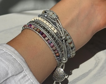 Boho Apple Watch Band, Beaded iWatch Bracelet for Women, Series 1-11, Ultra, SE