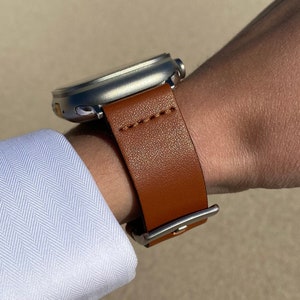 Brown Leather Apple Watch Band 38mm 40mm 41mm 42mm 44mm 45mm 49mm, Apple Watch 6 7 8 9 10 Strap, iWatch armband Women, Apple Watch Bracelet