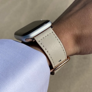 Vegan Leather Apple Watch Band 38mm 40mm 41mm 42mm 44mm 45mm 49mm, Apple Watch Strap, iWatch band Women, Apple Watch Bracelet, Gift for Her