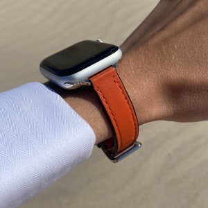 Vegan Leather Apple Watch Band 38mm 40mm 41mm 42mm 44mm 45mm 49mm, Apple Watch Strap, iWatch band Women, Apple Watch Bracelet, Gift for Her