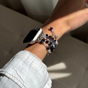 Boho Apple Watch Band 38mm 40mm 41mm 42mm 44mm 45mm 49mm, Bohemian Beaded iWatch Strap for Women, Bracelet for series 3 4 5 6 7 8 9 10 Ultra