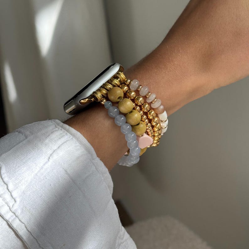 Boho Apple Watch Band 38mm 40mm 41mm 42mm 44mm 45mm 49mm, Bohemian Beaded iWatch Strap for Women, Bracelet for series 3 4 5 6 7 8 9 10 Ultra