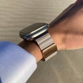 Vegan Leather Apple Watch Band: Magnetic Loop Strap, Starlight Color product logo