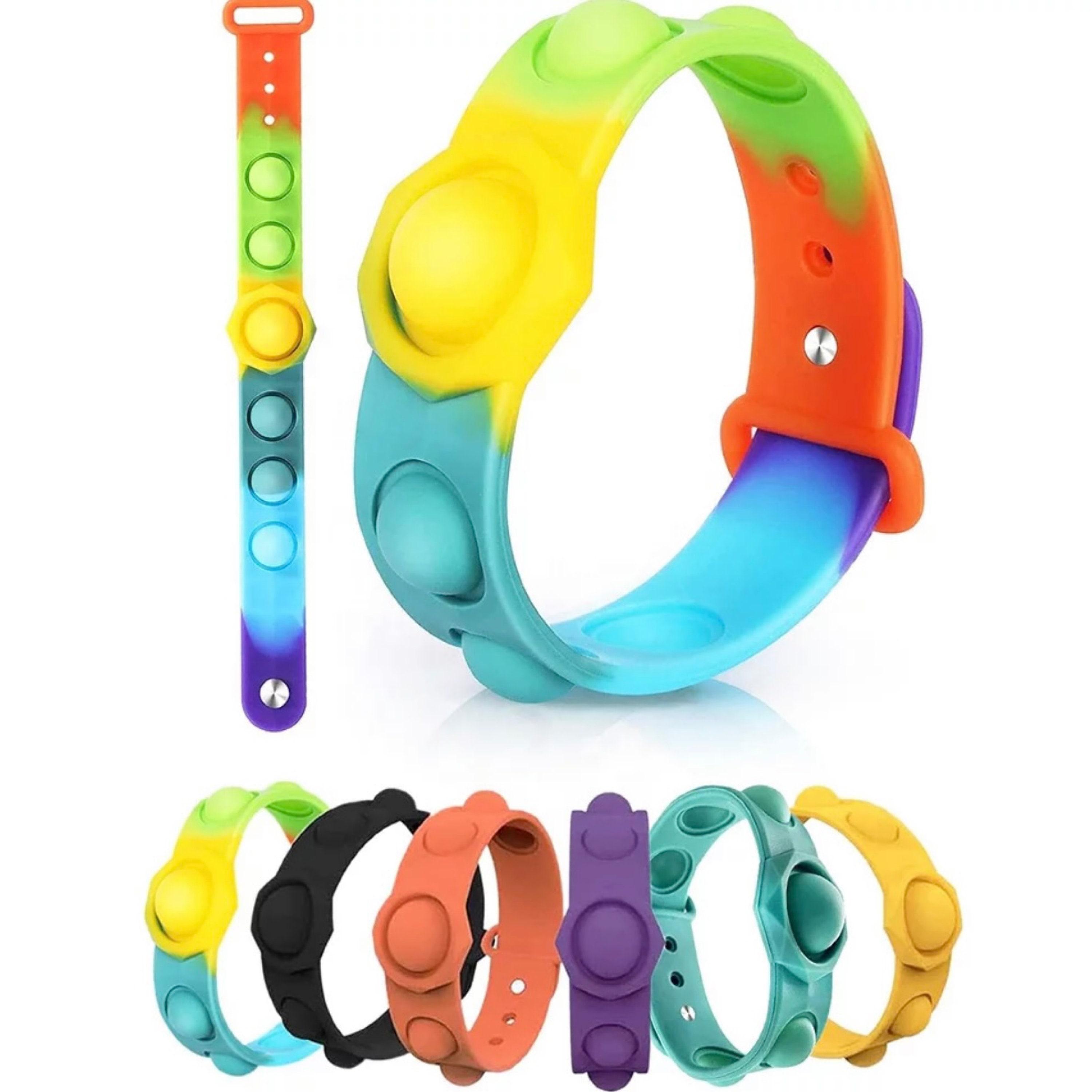 New Multipack Popit Fidget Bracelets Etsy