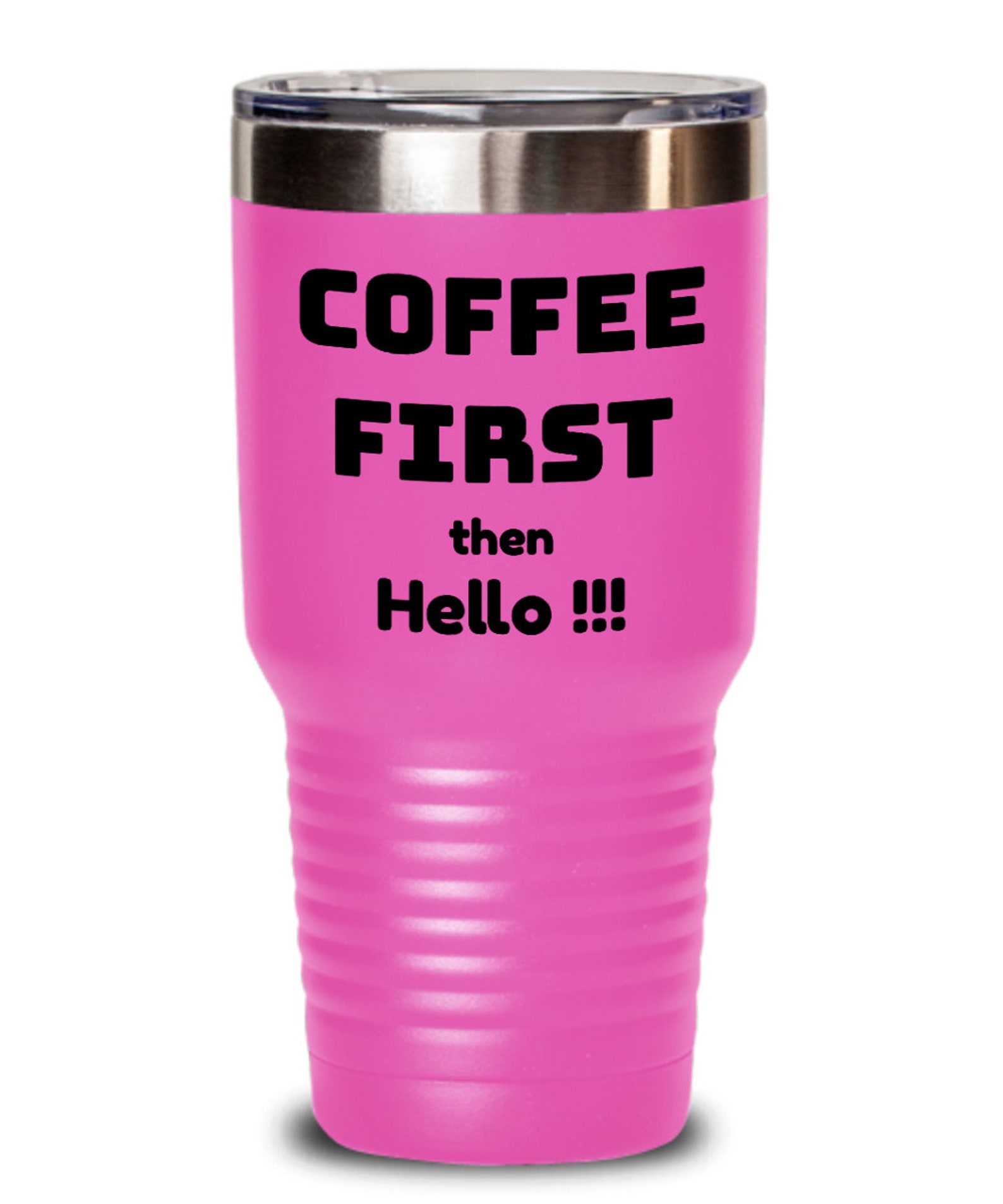 Coffee First funny Tumbler coworker friends family gifts Etsy