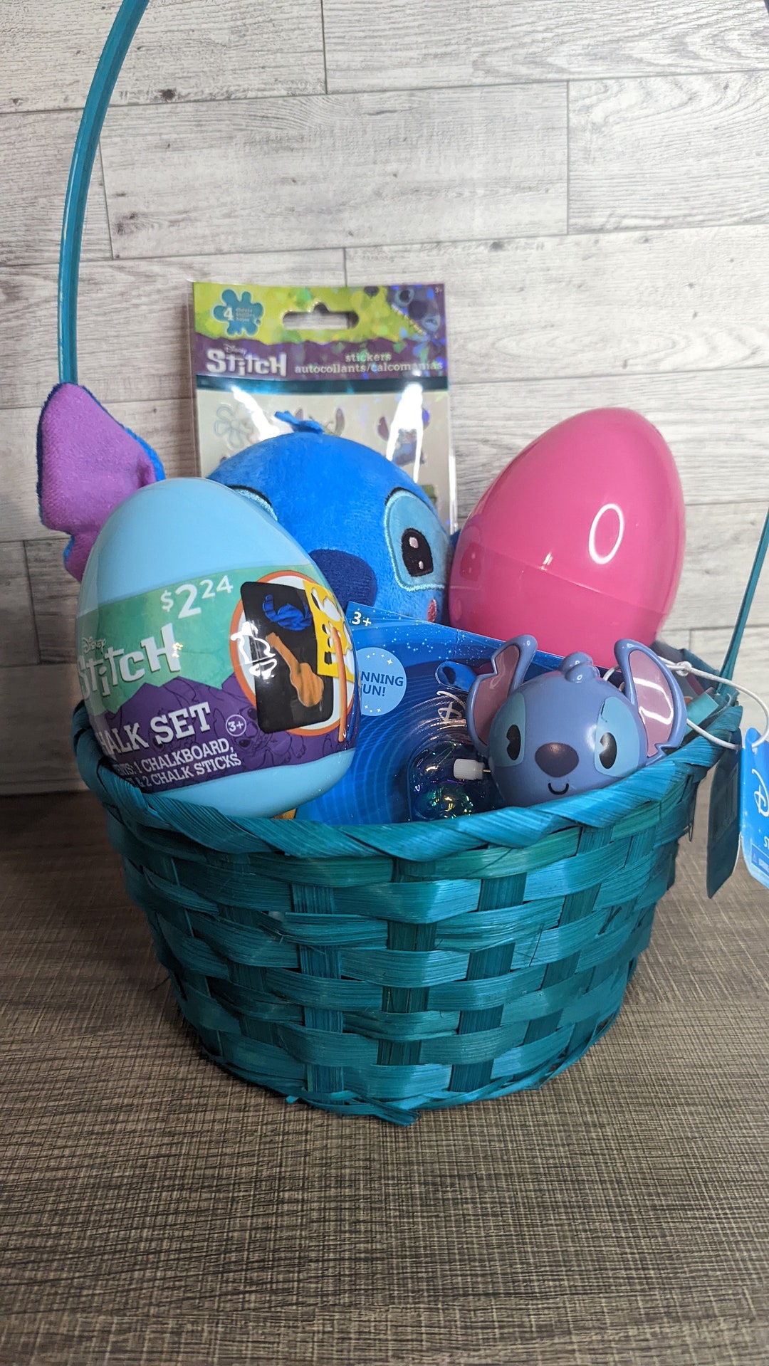 Stitch Easter Basket Etsy