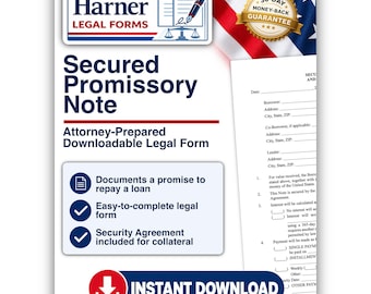 Secured Promissory Note and Security Agreement
