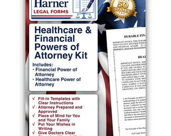 Healthcare & Financial Powers of Attorney Kit – Digital Download