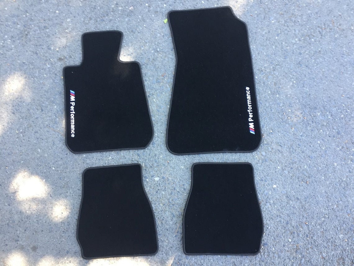 Floor Mats Black For BMW 3 Series M3 E30 M Performance Etsy