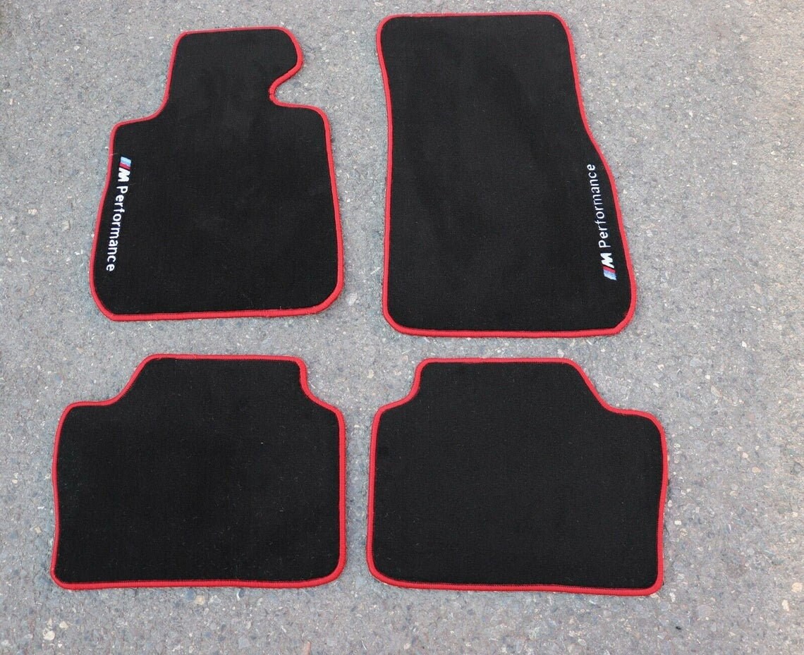 For BMW 4 Series F32 M4 M Performance Floor Mats Black Etsy
