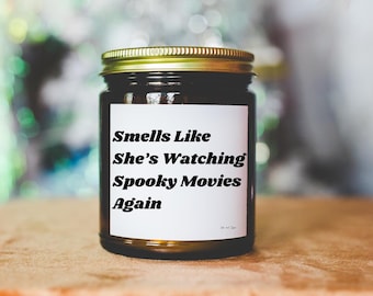 Bougie, Bougie de film d'horreur, Cadeau de saison effrayante, Bougie de pendaison de crémaillère d'automne