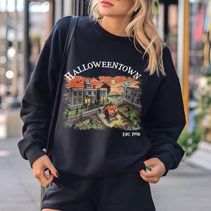 Halloweentown Est 1998 Sweatshirt, Halloweentown University, Retro Halloweentown Sweatshirt, Fall Sweatshirt, Vintage Halloween Sweatshirt