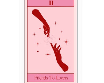 Sticker Friends to Lovers, Kindle-stickers, sticker boekenliefhebbers, sticker boekenwurm, sticker romantiek lezer, boekdecor, leesgrage decor