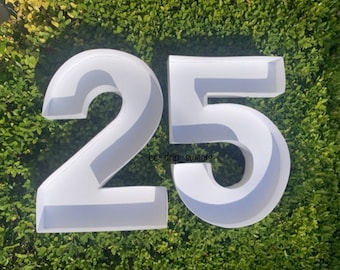 Letter or Number Fillable Box in Black W/free CRINKLE PAPER Filler Any ...