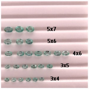 Natural Russian Emerald Faceted Oval Gemstone For Jewelry Making ,NaturaL Green Beryl Oval Cut, Calibrated , Untreated ,Price per Piece