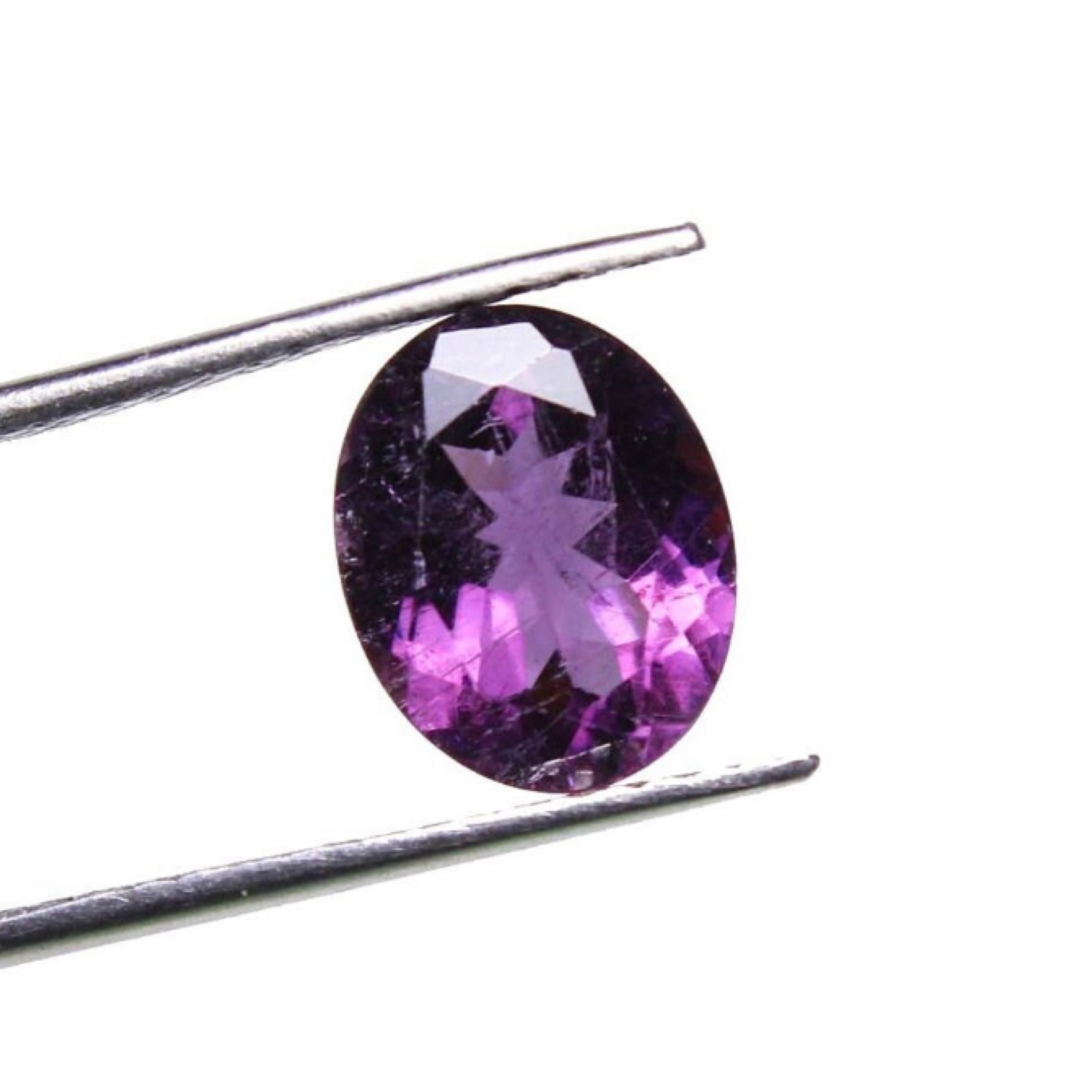 8x10MM Natural Purple Siberite Tourmaline Oval Cut ,Unheated,Untreated ,Cooper Bearing Elbaite Tourmaline ,Loose Gemstone For Jewelry Making