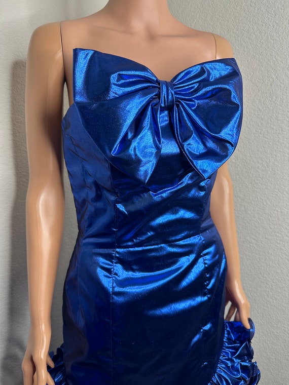 Electric Blue Vintage Dress