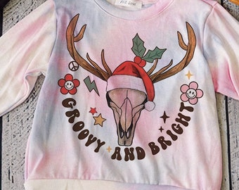 Kids Deer Soft long sleeve top