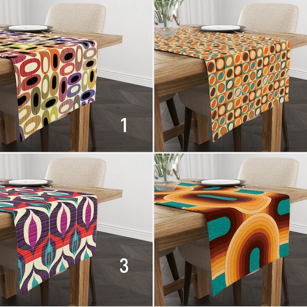 Modern Table Runner Etsy