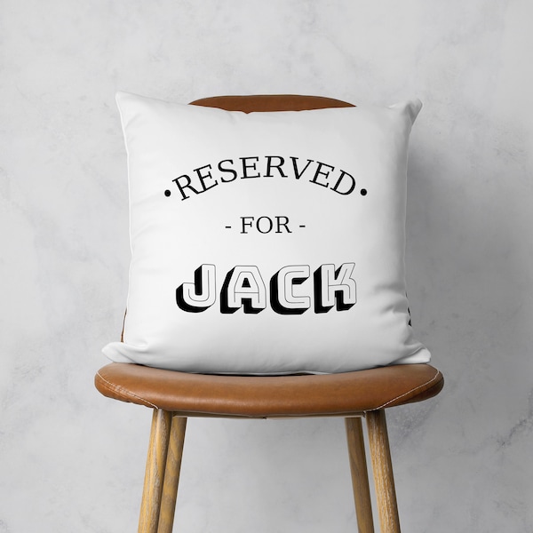 Customized Reserved For Pillow Cover, Custom Chair & Sofa Cushion Cover, Personalized Pillow Case, 12x16, 12x20 or Her, Living Room Decor