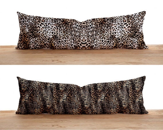 Leopard Print Lumbar & Body Pillow Cover Animal Print Bolster - Etsy Leopard Print Lumbar & Body Pillow Cover Animal Print Bolster - Etsy
