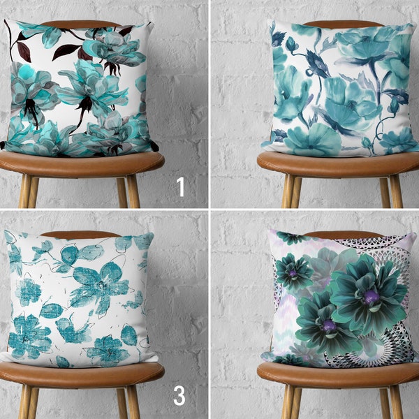 Turquoise Pillow Etsy