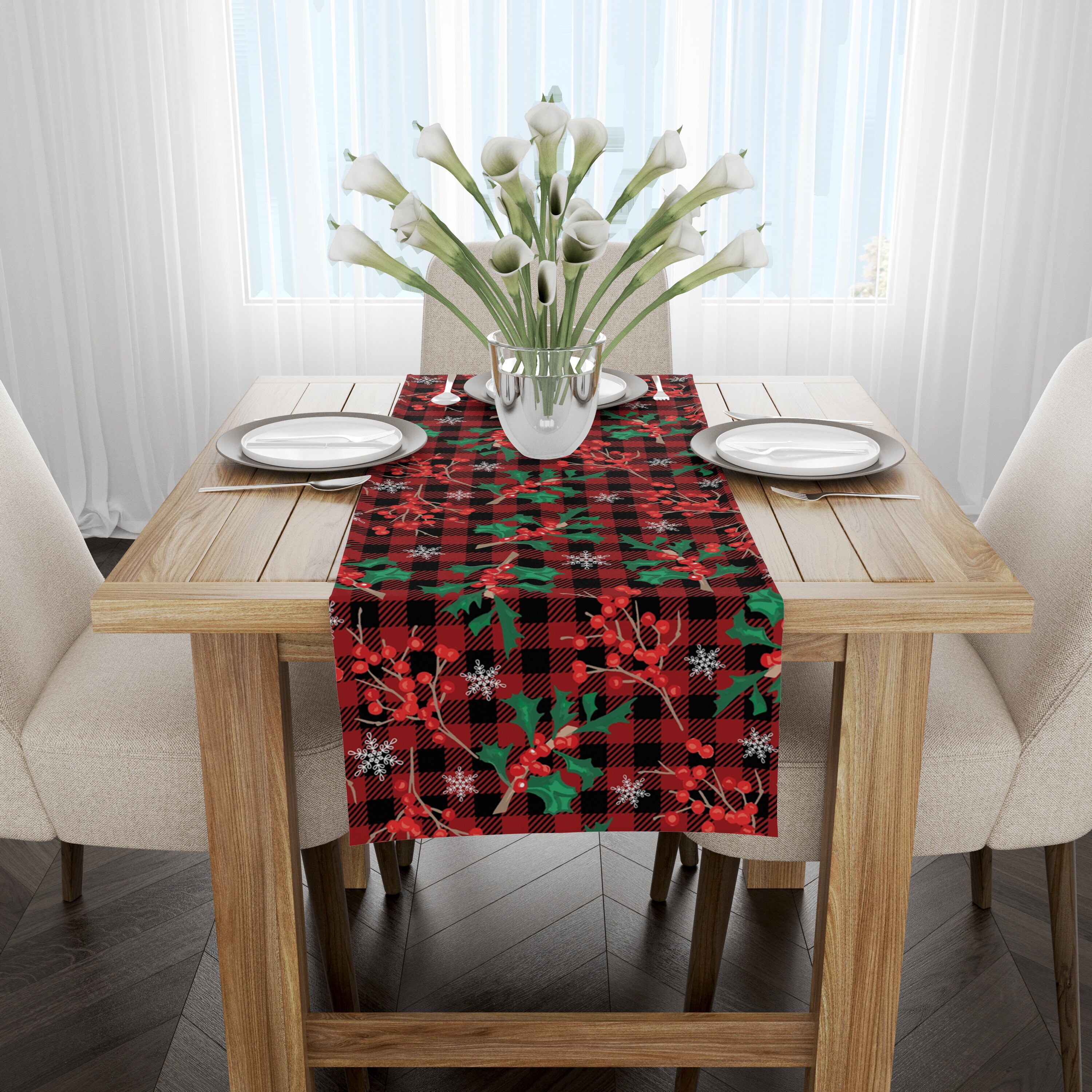 Runner da tavola a forma di albero di Natale/Decorazioni