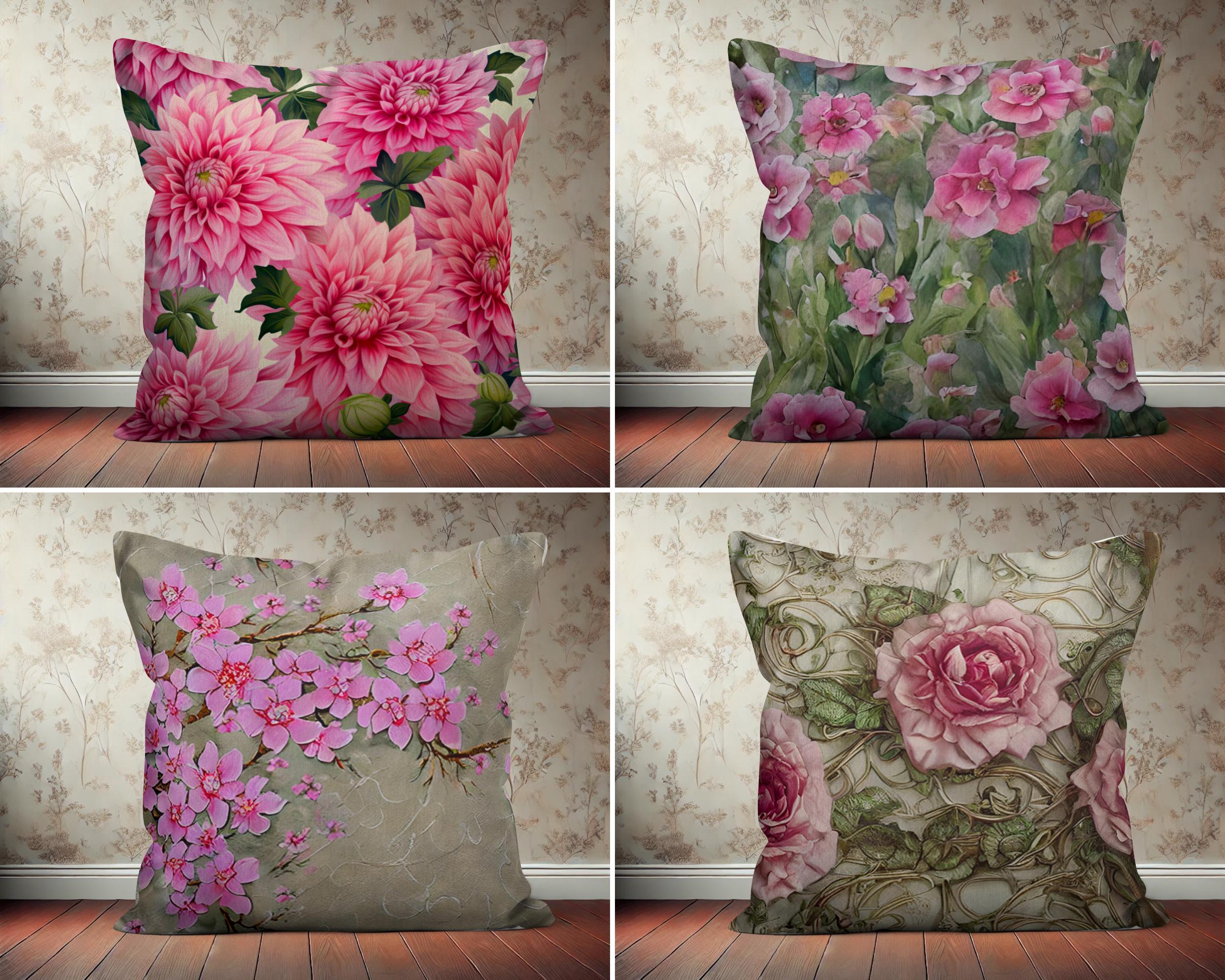 CERVI ALLOVER Federa Cuscino, Stile Tirolese Country, Marrone E Parte Scura 800x800