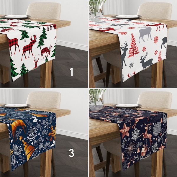 Winter Table Runner Etsy