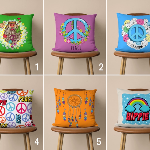 Hippie Pillow Etsy
