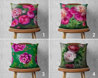 2 Federe Per Cuscino In Velluto Lucido - Rosa Antico 50x50 Cm - Cerniera Nascosta - Decorazione Scandinava