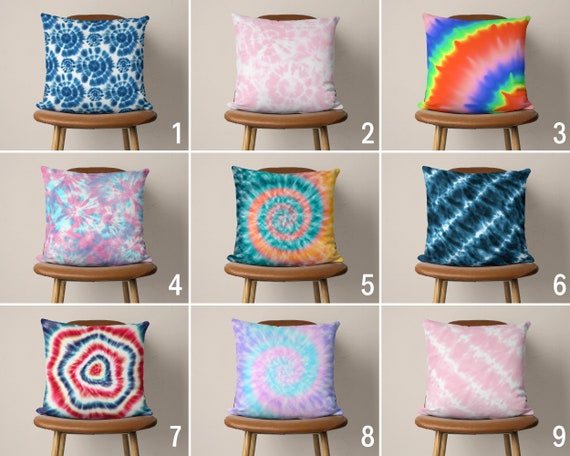 Tie dye pillow covers hotsell